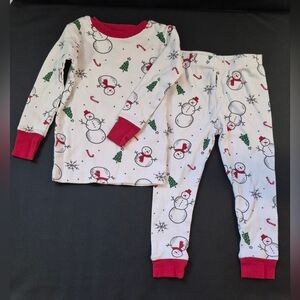 Carter's Child Of Mine Snowman Christmas Pajamas US Size 18M